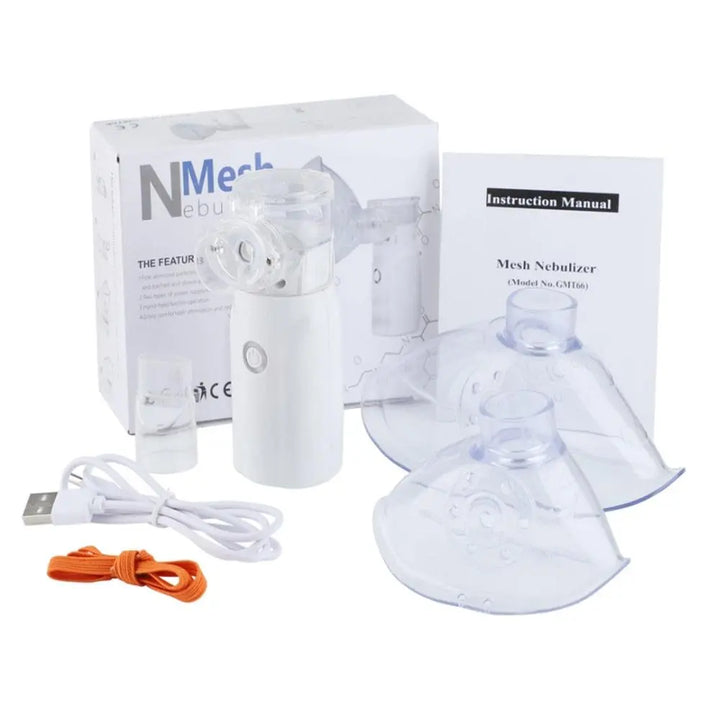 Well DudesRechargeable Mesh Nebulizer🔎Features
The Rechargeable Mesh Nebulizer is an innovative and portable device designed to provide quick and effective relief from respiratory issues. This nebulizeWell DudesRechargeable Mesh Nebulizer