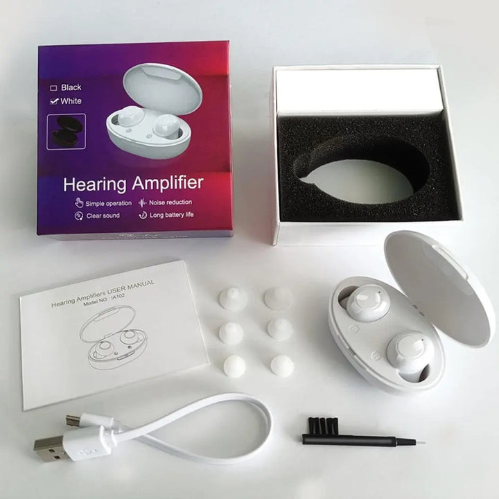 Well DudesRechargeable Hearing Aid🔎Features
The Rechargeable Hearing Aid is a must-have for men who have trouble hearing. With its sleek and discreet design, this device is barely noticeable when woWell DudesRechargeable Hearing Aid