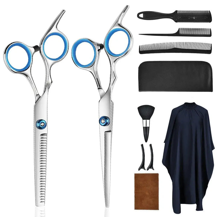 Well DudesHairdressing Scissors Kit🔎Features
Introducing our Hairdressing Scissors Kit - the perfect solution for men who want to achieve professional-level haircuts from the comfort of their own homWell DudesHairdressing Scissors Kit