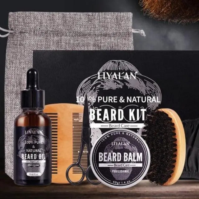 Well Dudes7pcs/sets Beard Growth KitThe 7pcs/sets Beard Growth Kit is the ultimate grooming and care solution for men who want to enhance their beard growth and achieve a thicker, fuller mustache.This Well Dudes7pcs/sets Beard Growth Kit